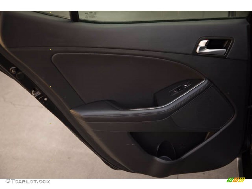 2016 Kia Optima EX Hybrid Black Door Panel Photo #141227425