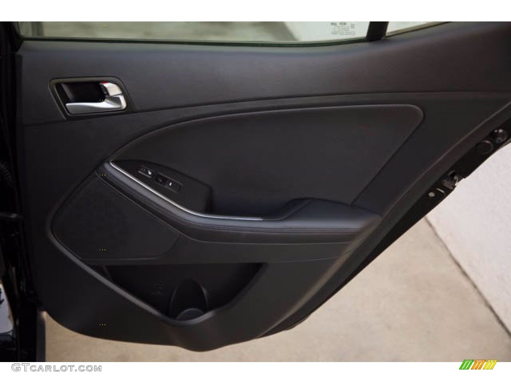 2016 Kia Optima EX Hybrid Black Door Panel Photo #141227440
