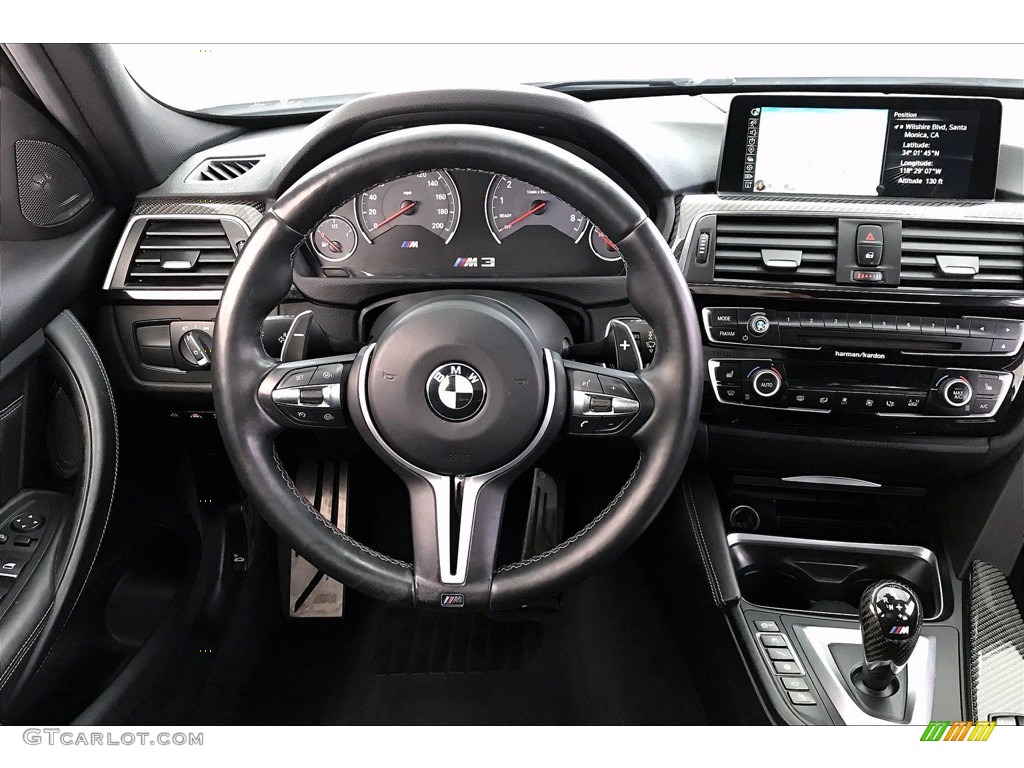 2016 M3 Sedan - Mineral White Metallic / Black photo #4