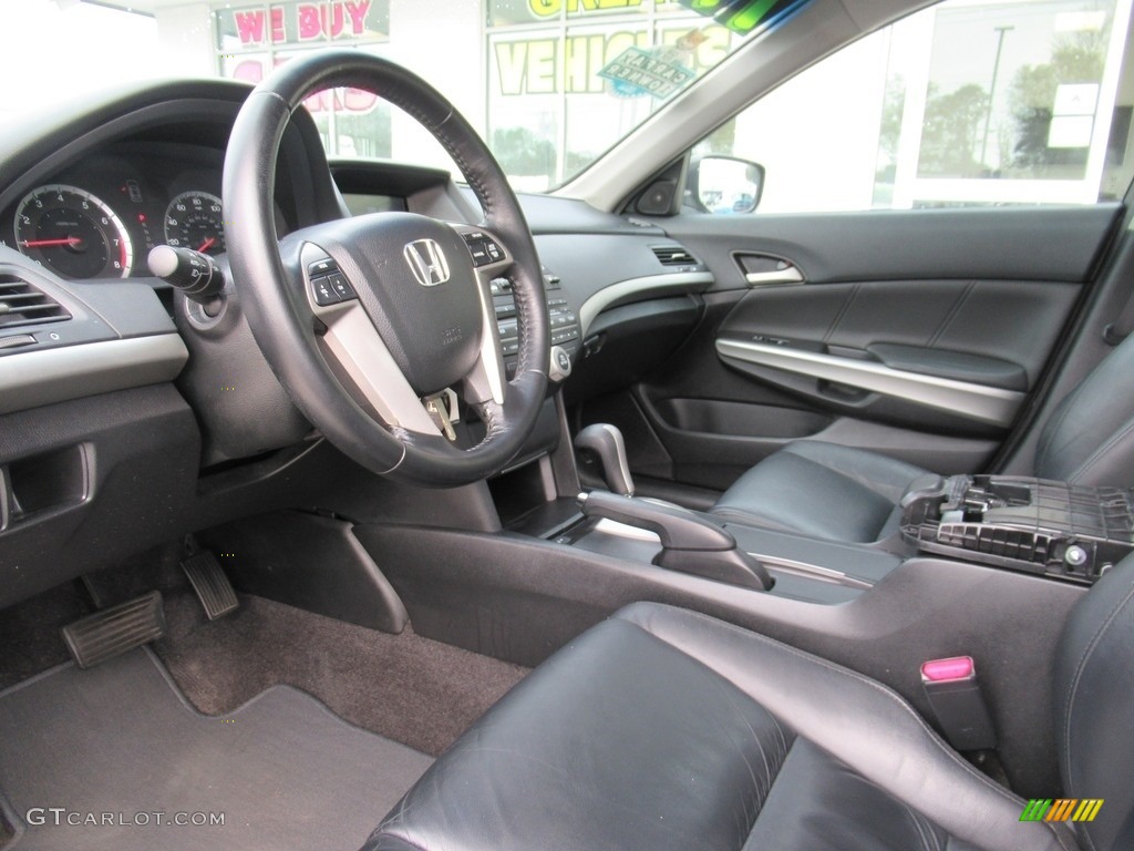 2009 Accord EX-L V6 Sedan - Mystic Green Metallic / Black photo #11