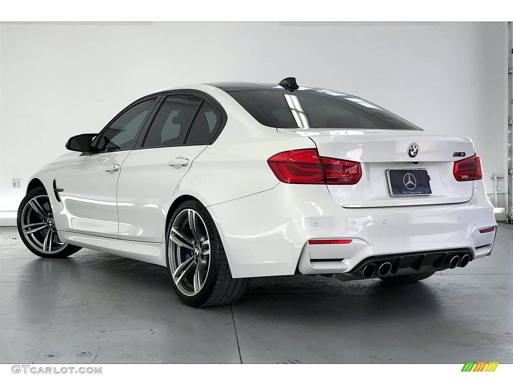 2016 M3 Sedan - Mineral White Metallic / Black photo #10