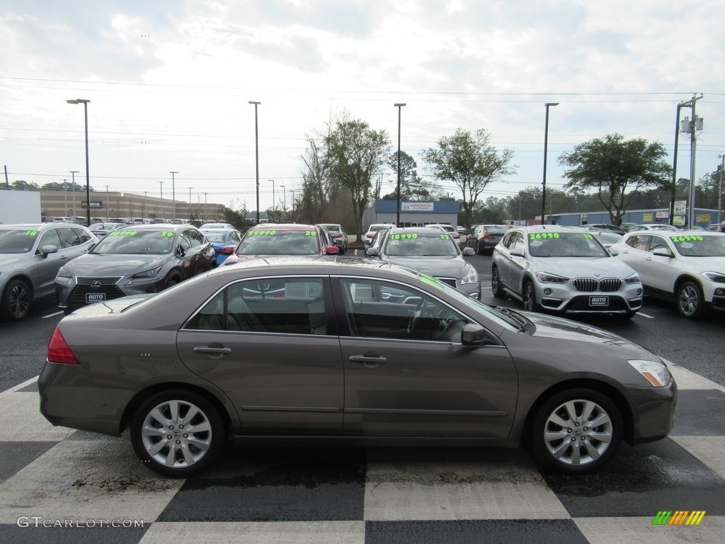 2007 Accord EX-L V6 Sedan - Desert Mist Metallic / Ivory photo #3