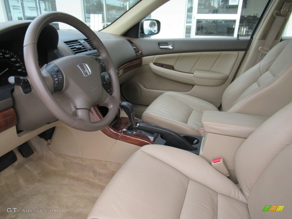 2007 Accord EX-L V6 Sedan - Desert Mist Metallic / Ivory photo #11