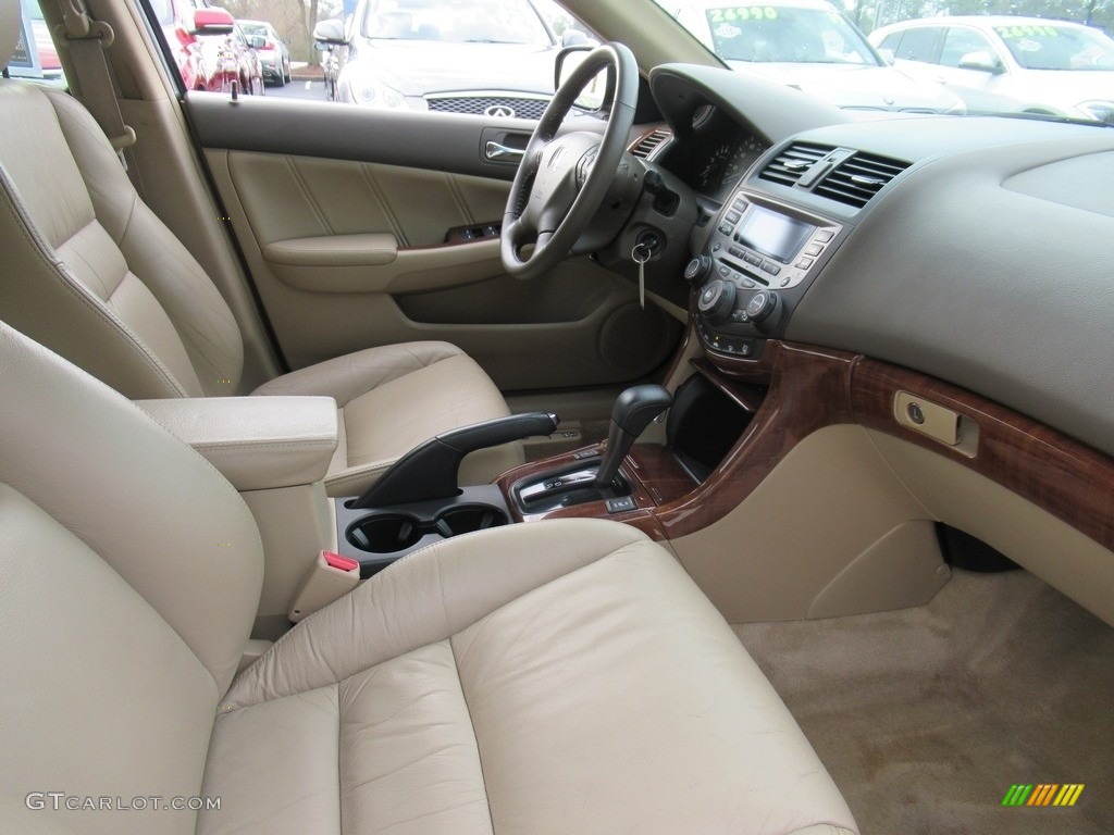 2007 Accord EX-L V6 Sedan - Desert Mist Metallic / Ivory photo #13
