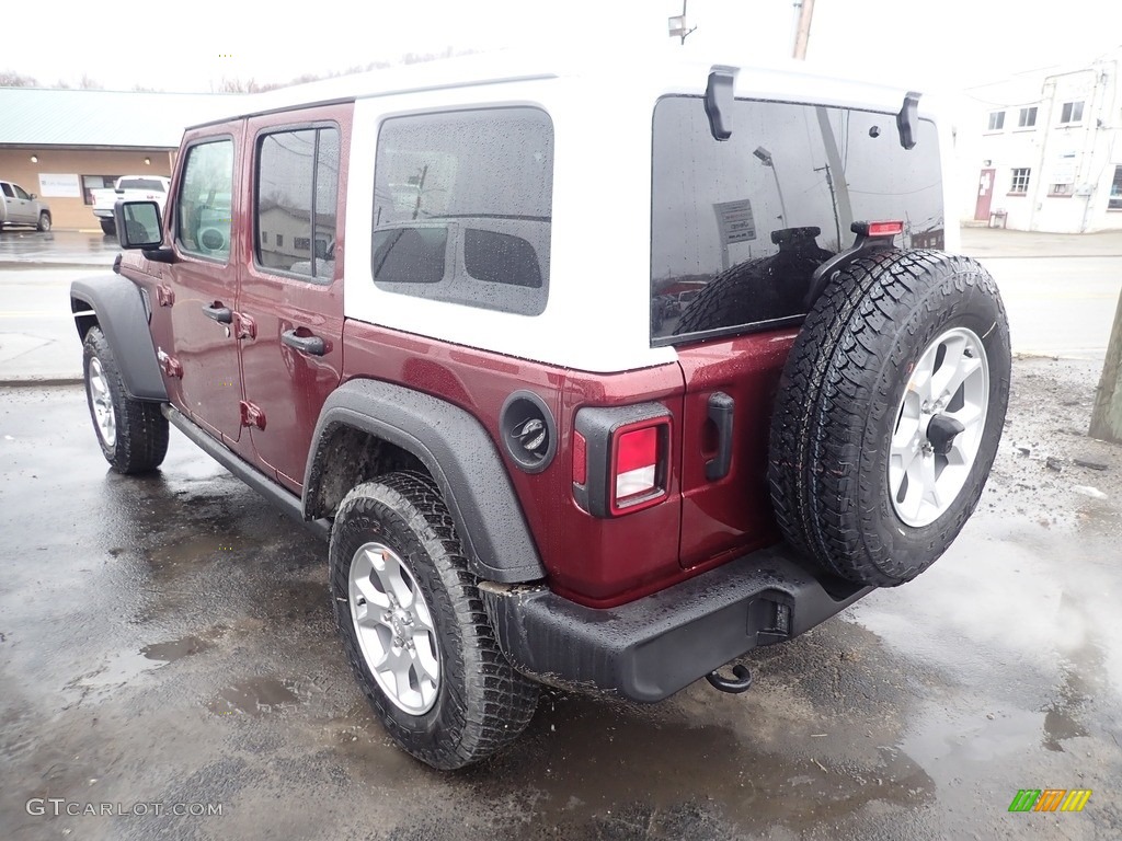 2021 Wrangler Unlimited Islander 4x4 - Snazzberry Pearl / Black photo #3