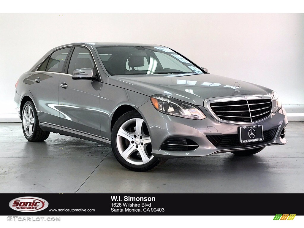 2015 E 350 4Matic Sedan - Palladium Silver Metallic / Black photo #1