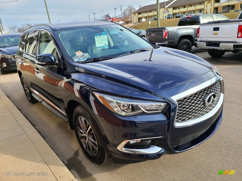 2017 QX60 AWD - Hermosa Blue / Graphite photo #59