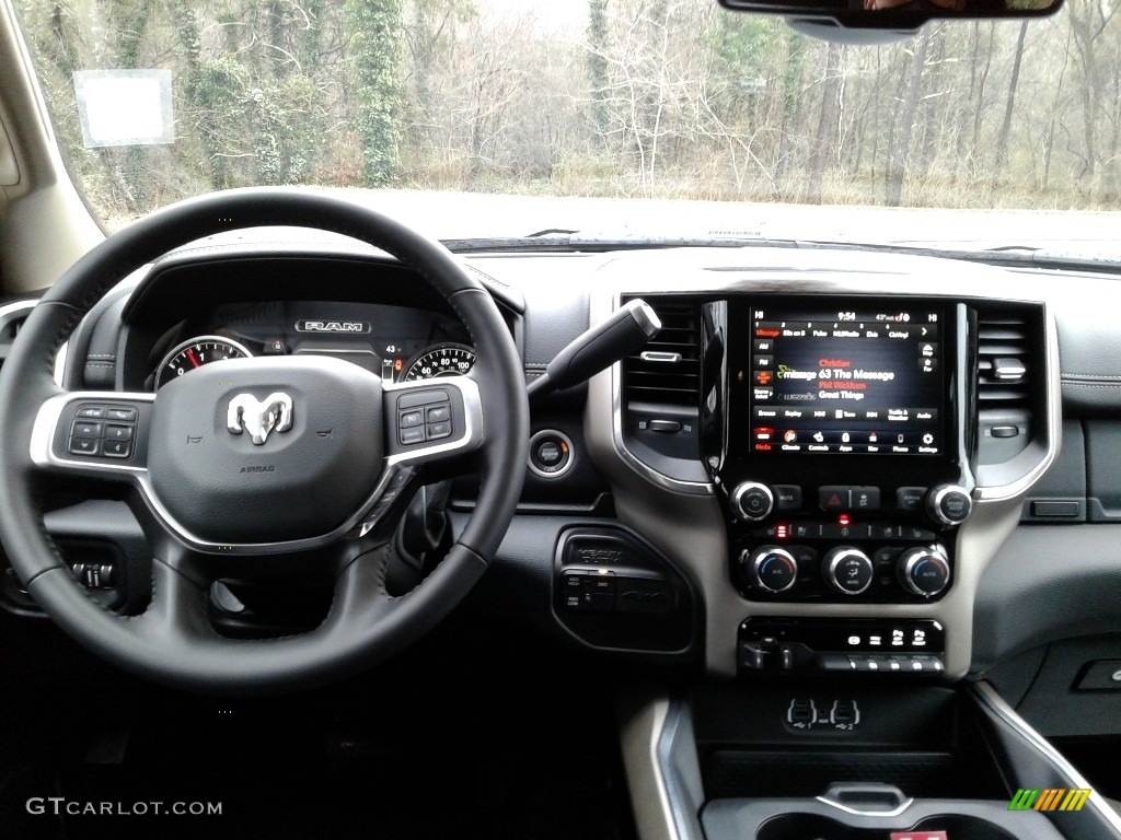 2021 Ram 2500 Laramie Mega Cab 4x4 Black Dashboard Photo #141229057