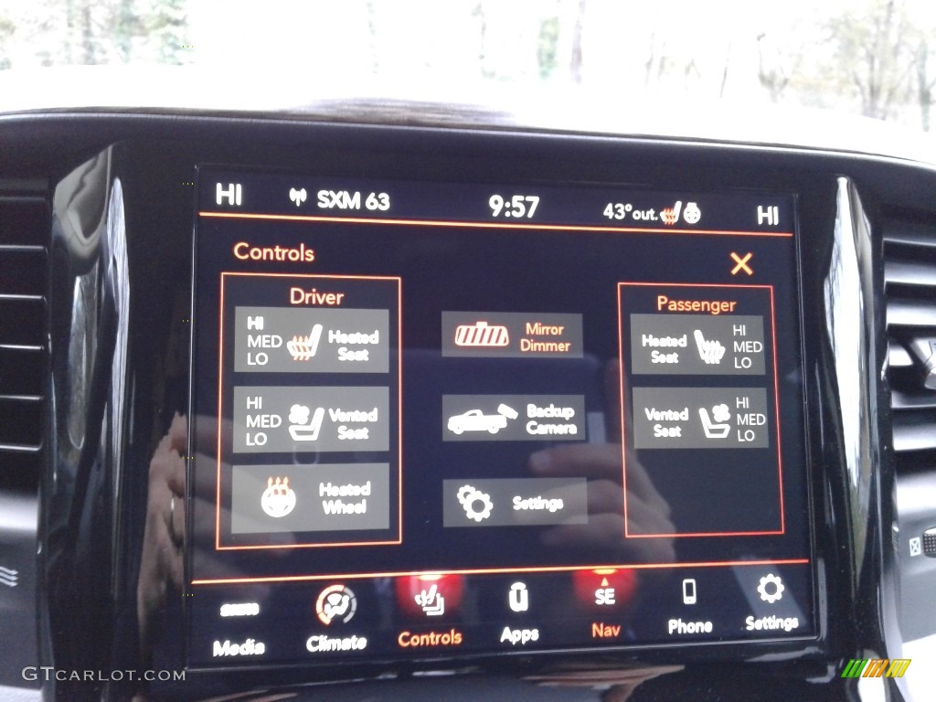 2021 Ram 2500 Laramie Mega Cab 4x4 Controls Photo #141229264