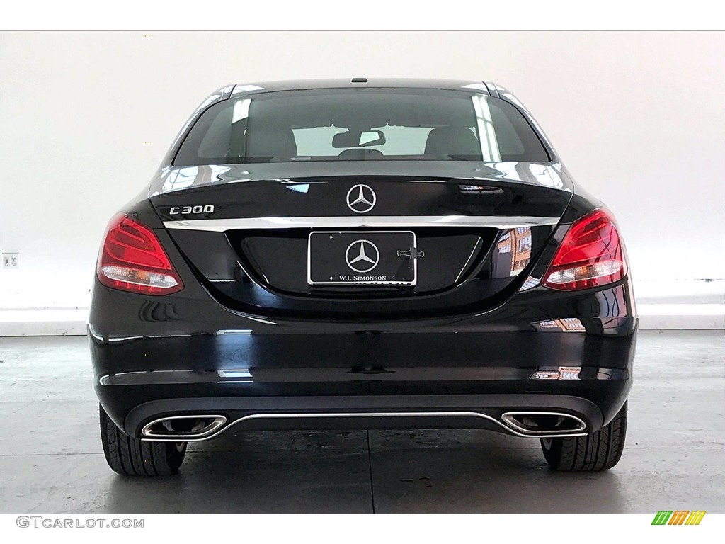 2018 C 300 Sedan - Black / Black photo #2