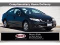 Crystal Black Pearl 2013 Honda Civic LX Sedan