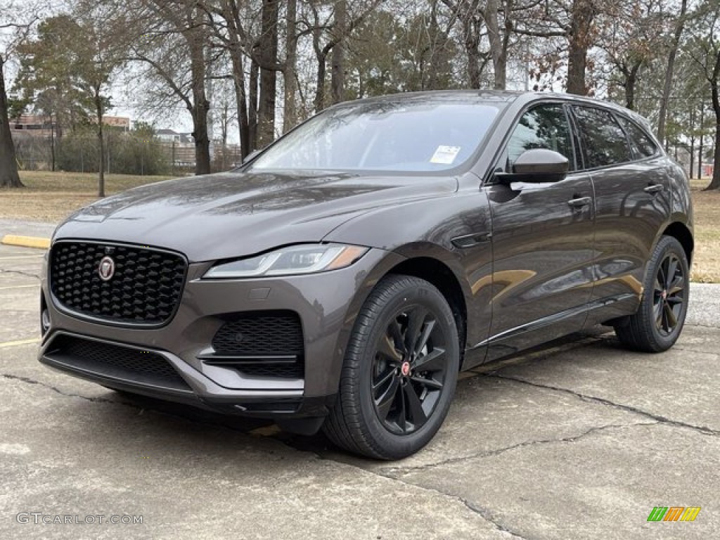 Charente Gray 2021 Jaguar F-PACE P340 S Exterior Photo #141230077