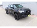 2021 Midnight Black Metallic Toyota Tacoma SR Double Cab  photo #2