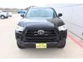 2021 Midnight Black Metallic Toyota Tacoma SR Double Cab  photo #3