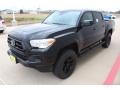 2021 Midnight Black Metallic Toyota Tacoma SR Double Cab  photo #4