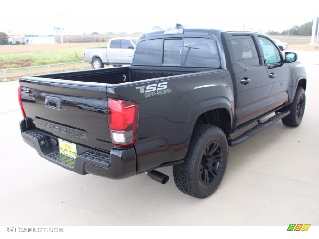 2021 Tacoma SR Double Cab - Midnight Black Metallic / Cement photo #8