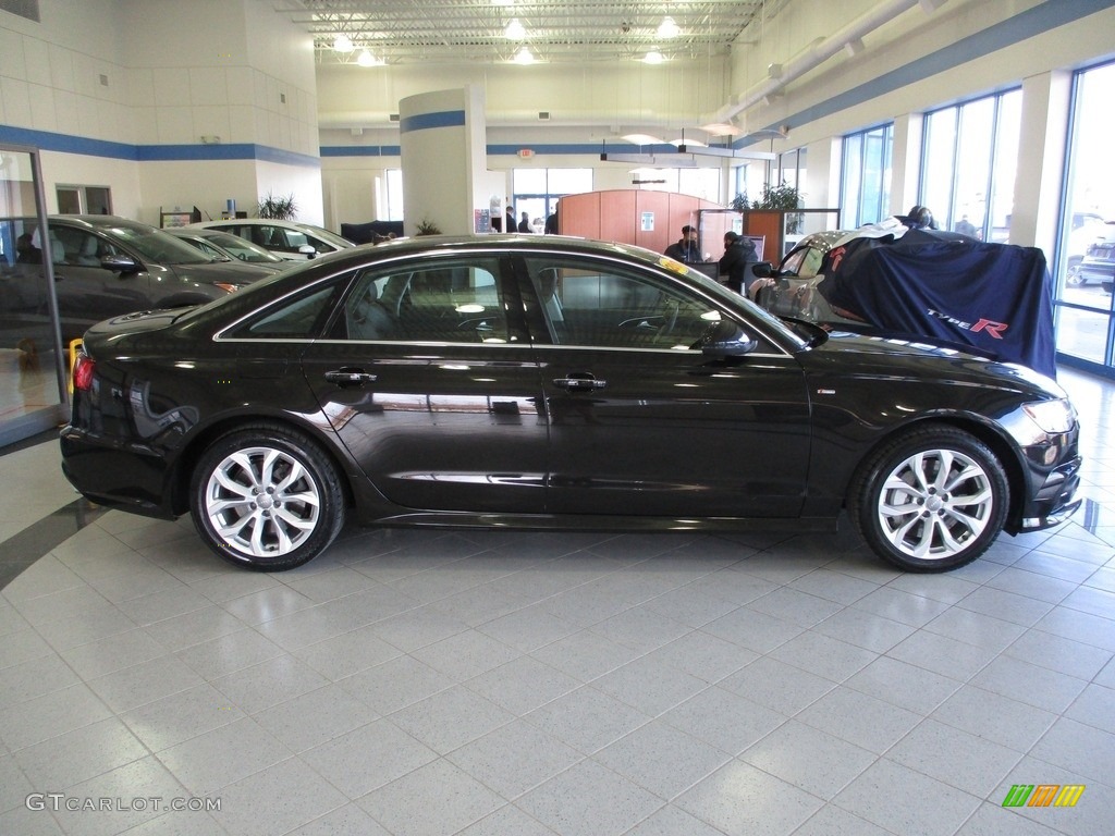 Mythos Black Metallic 2017 Audi A6 2.0 TFSI Premium Plus quattro Exterior Photo #141231559