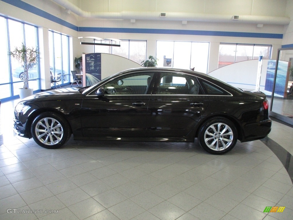 Mythos Black Metallic 2017 Audi A6 2.0 TFSI Premium Plus quattro Exterior Photo #141231694