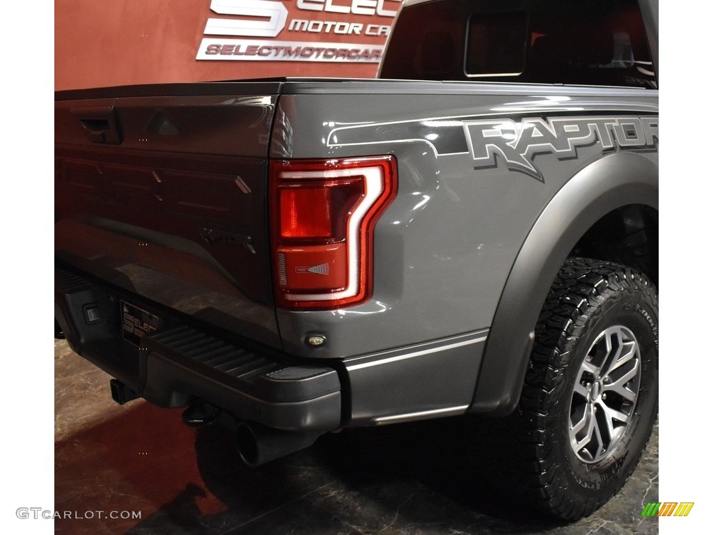 2018 F150 SVT Raptor SuperCrew 4x4 - Lead Foot / Black photo #5