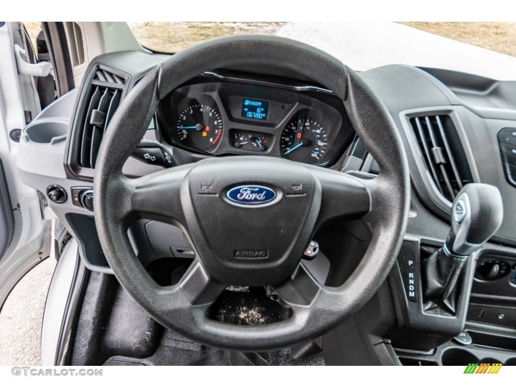 2016 Ford Transit 250 Van XL MR Long Pewter Steering Wheel Photo #141233256