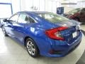 2018 Aegean Blue Metallic Honda Civic LX Sedan  photo #9