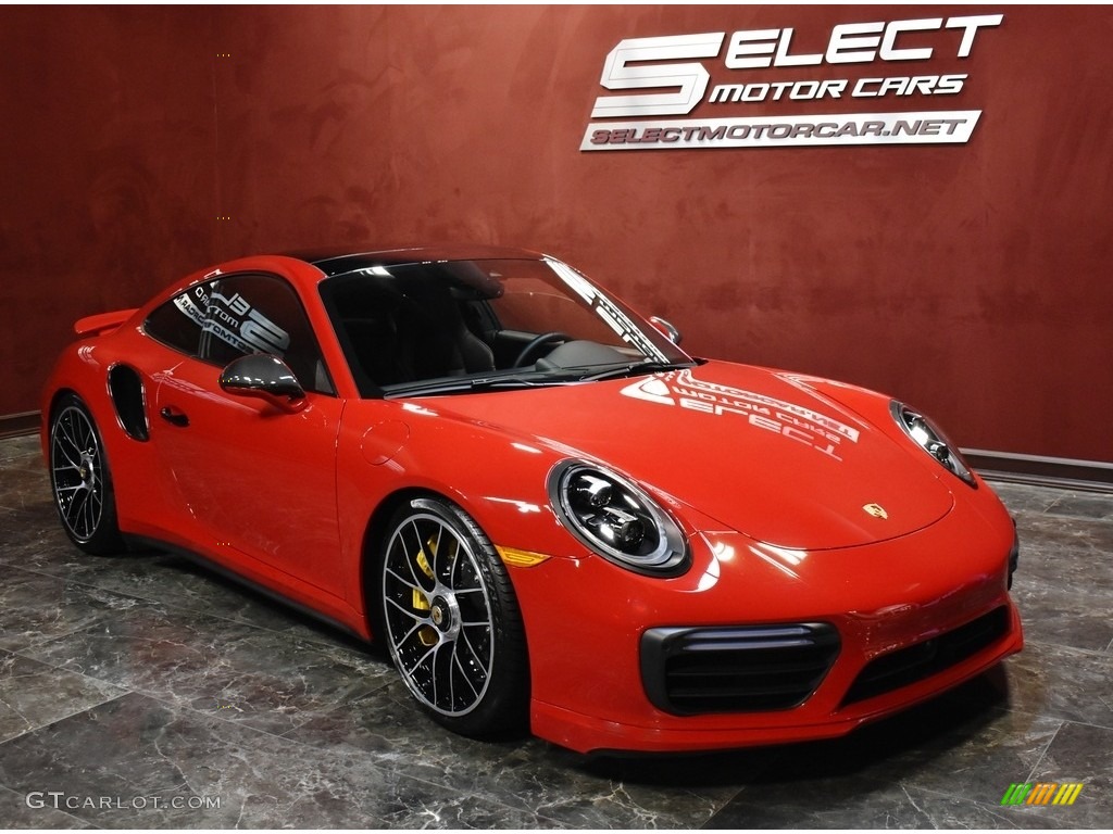 Carmine Red 2019 Porsche 911 Turbo S Coupe Exterior Photo #141233562