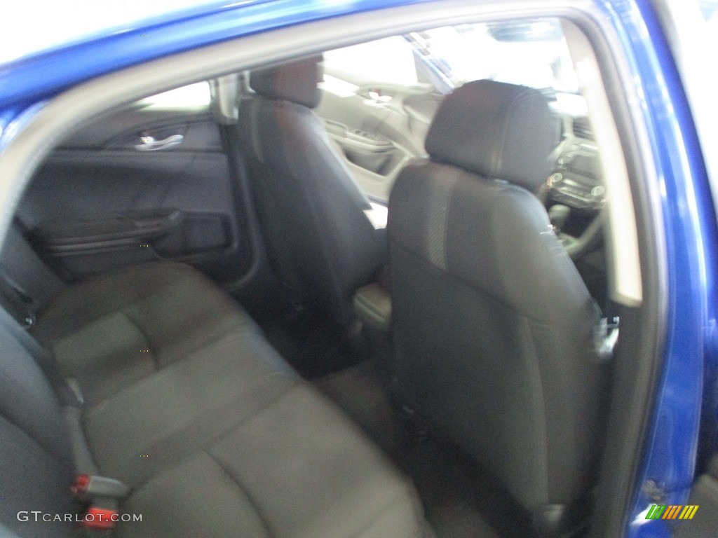2018 Civic LX Sedan - Aegean Blue Metallic / Black photo #18