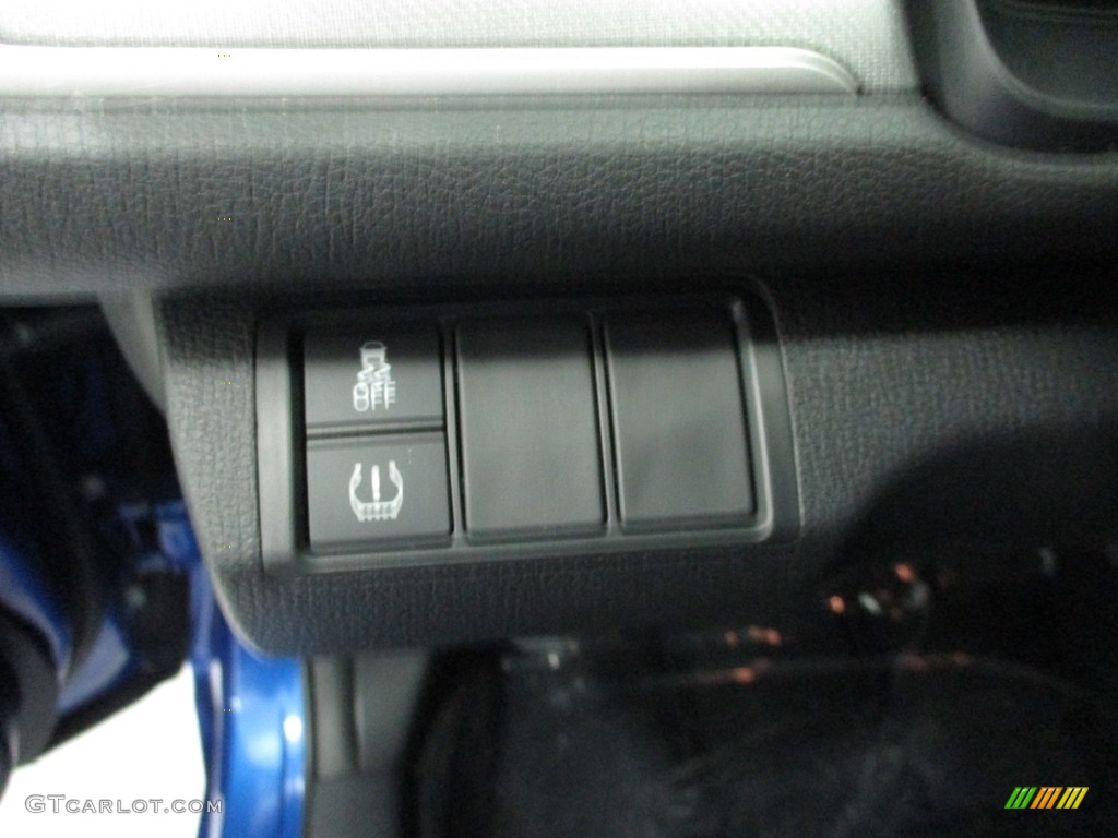 2018 Civic LX Sedan - Aegean Blue Metallic / Black photo #28