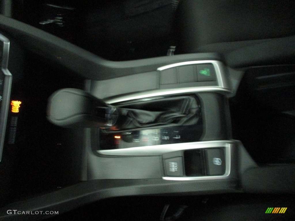 2018 Civic LX Sedan - Aegean Blue Metallic / Black photo #32