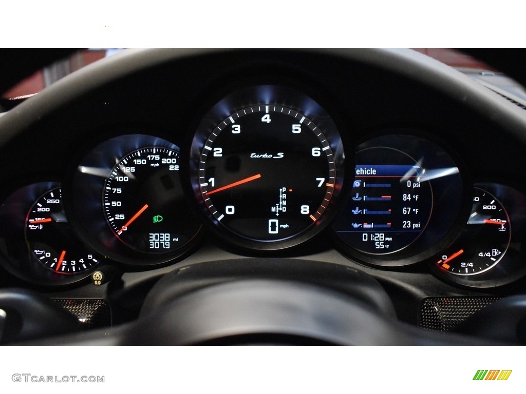 2019 Porsche 911 Turbo S Coupe Gauges Photo #141233949