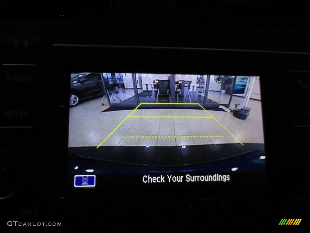 2018 Civic LX Sedan - Aegean Blue Metallic / Black photo #36