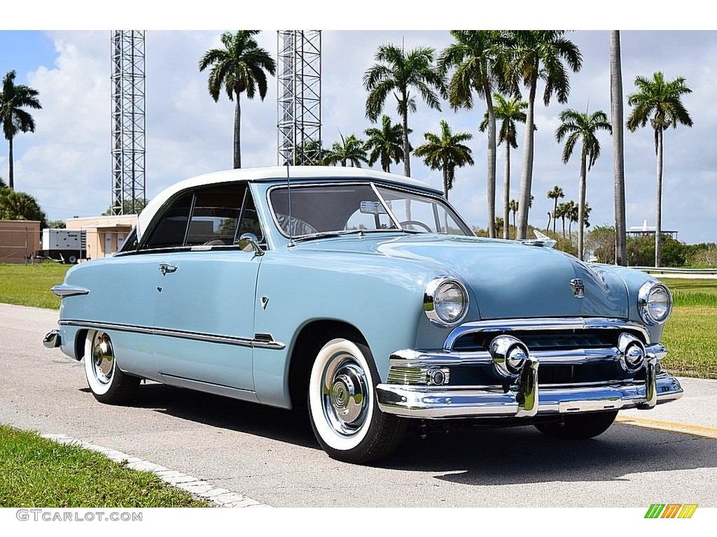 Light Blue 1951 Ford Victoria Sedan Exterior Photo #141234594