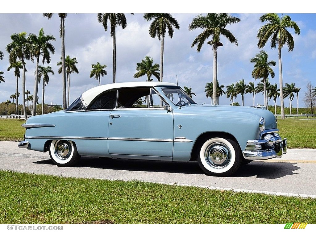 Light Blue 1951 Ford Victoria Sedan Exterior Photo #141234624