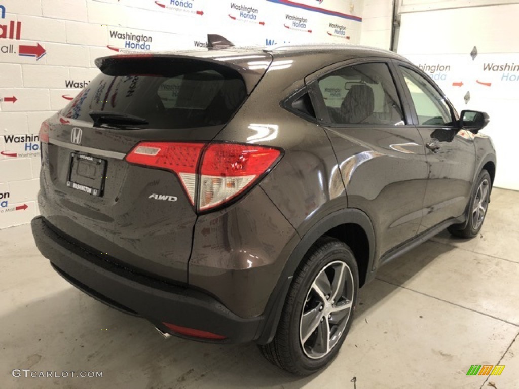 2021 HR-V EX AWD - Midnight Amethyst Metallic / Black photo #3