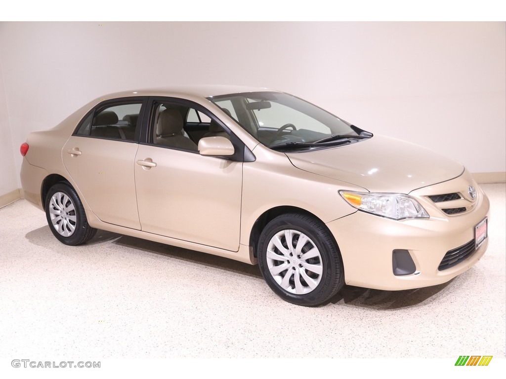 2012 Corolla LE - Sandy Beach Metallic / Bisque photo #1