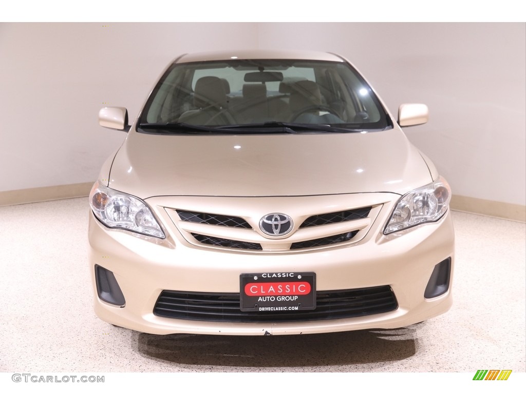 2012 Corolla LE - Sandy Beach Metallic / Bisque photo #2