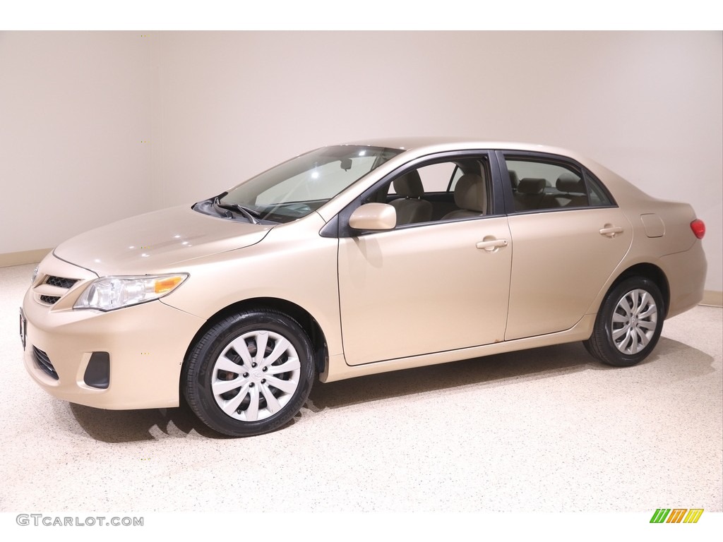 2012 Corolla LE - Sandy Beach Metallic / Bisque photo #3