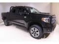 2018 Midnight Black Metallic Toyota Tundra SR5 Double Cab 4x4  photo #1