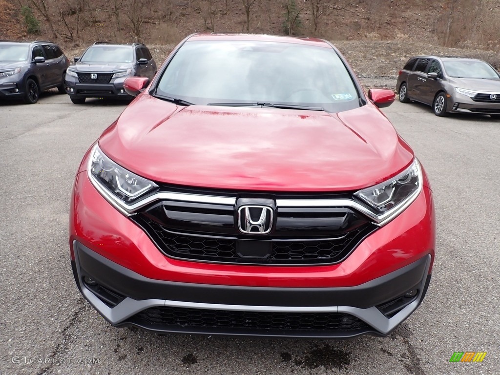 2021 CR-V EX-L AWD - Radiant Red Metallic / Gray photo #6