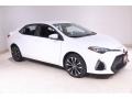 2018 Super White Toyota Corolla SE  photo #1