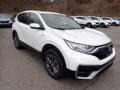 Platinum White Pearl 2021 Honda CR-V EX-L AWD Hybrid Exterior