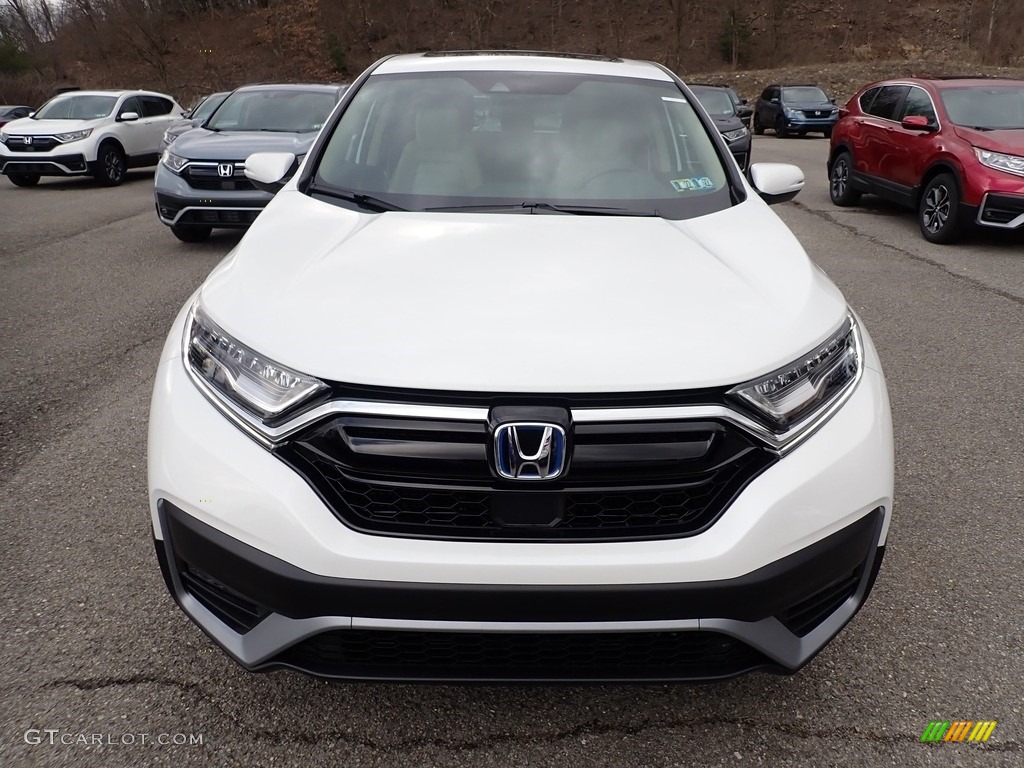 2021 CR-V EX-L AWD Hybrid - Platinum White Pearl / Ivory photo #6