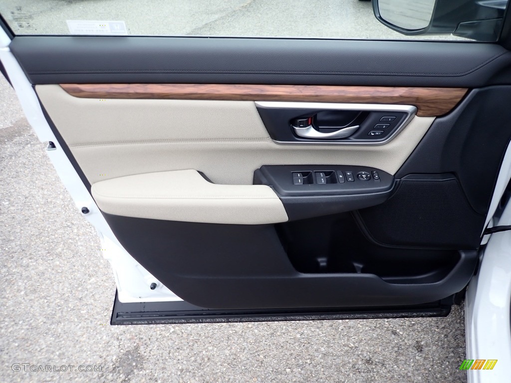2021 Honda CR-V EX-L AWD Hybrid Ivory Door Panel Photo #141237569