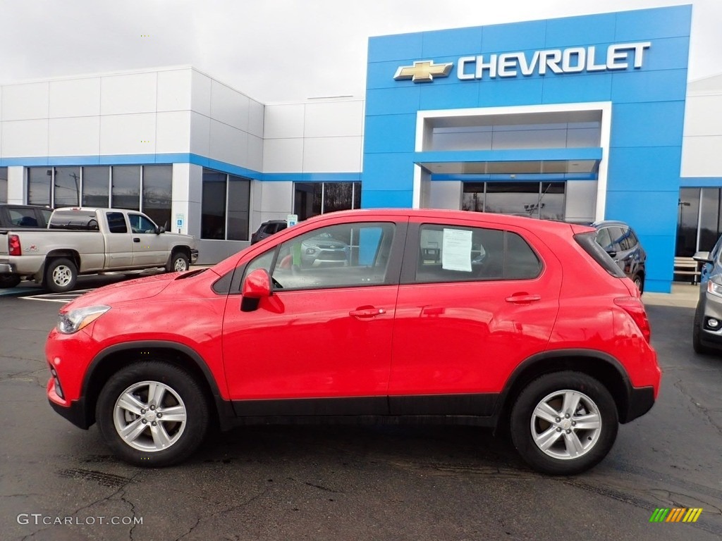 2020 Trax LS AWD - Red Hot / Jet Black photo #3