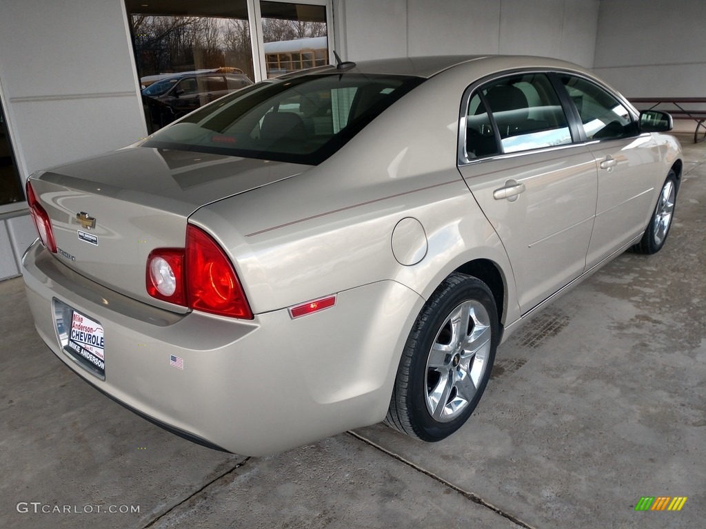 2010 Malibu LT Sedan - Gold Mist Metallic / Cocoa/Cashmere photo #4