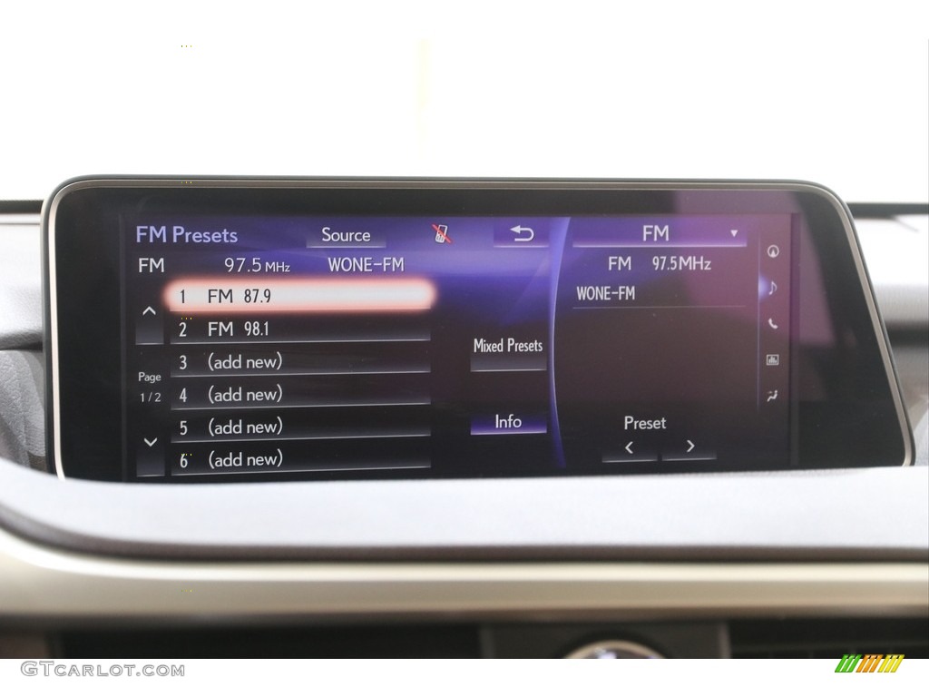 2016 Lexus RX 450h AWD Audio System Photos