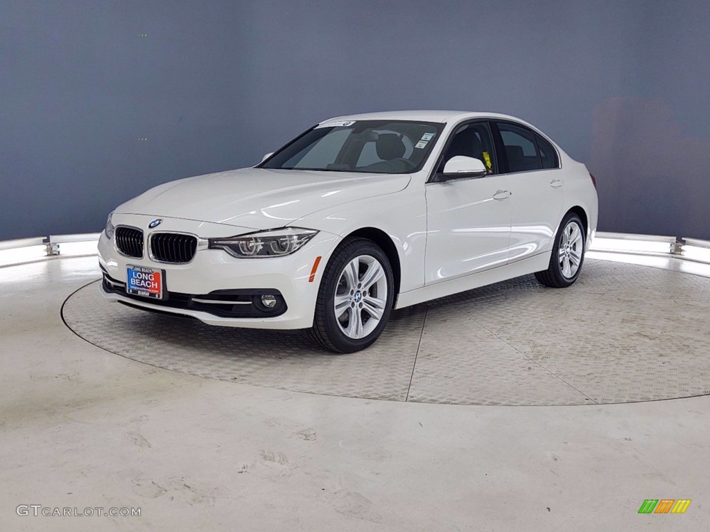 2018 3 Series 330i Sedan - Mineral White Metallic / Black photo #3