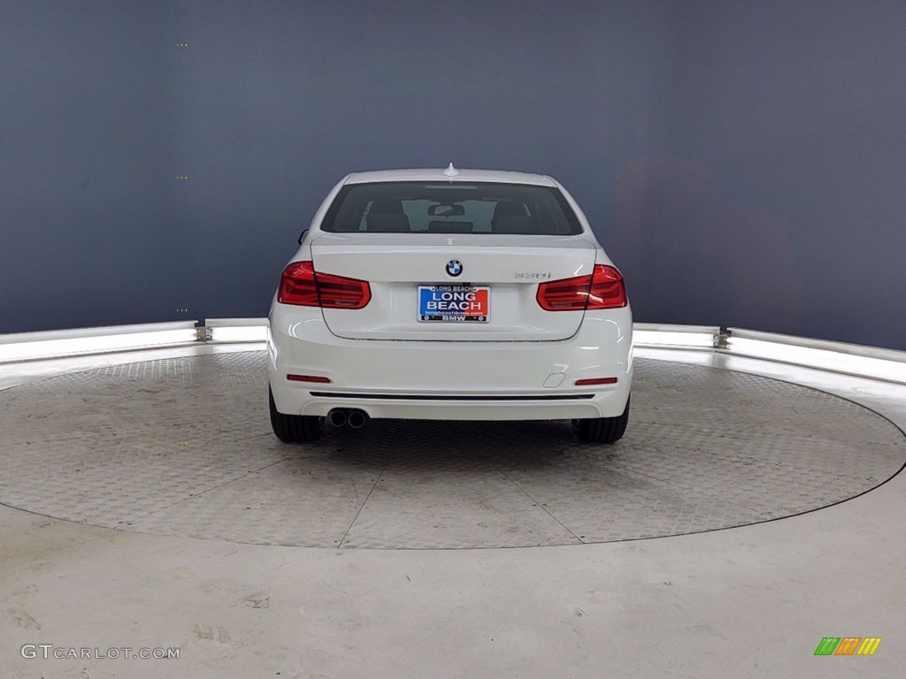 2018 3 Series 330i Sedan - Mineral White Metallic / Black photo #4