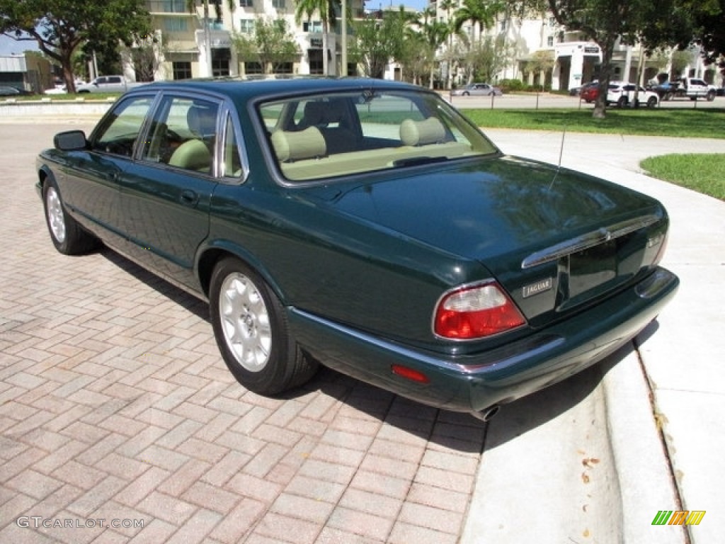 1998 XJ XJ8 - British Racing Green / Oatmeal photo #5