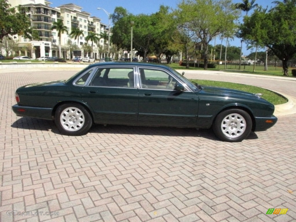 1998 XJ XJ8 - British Racing Green / Oatmeal photo #11